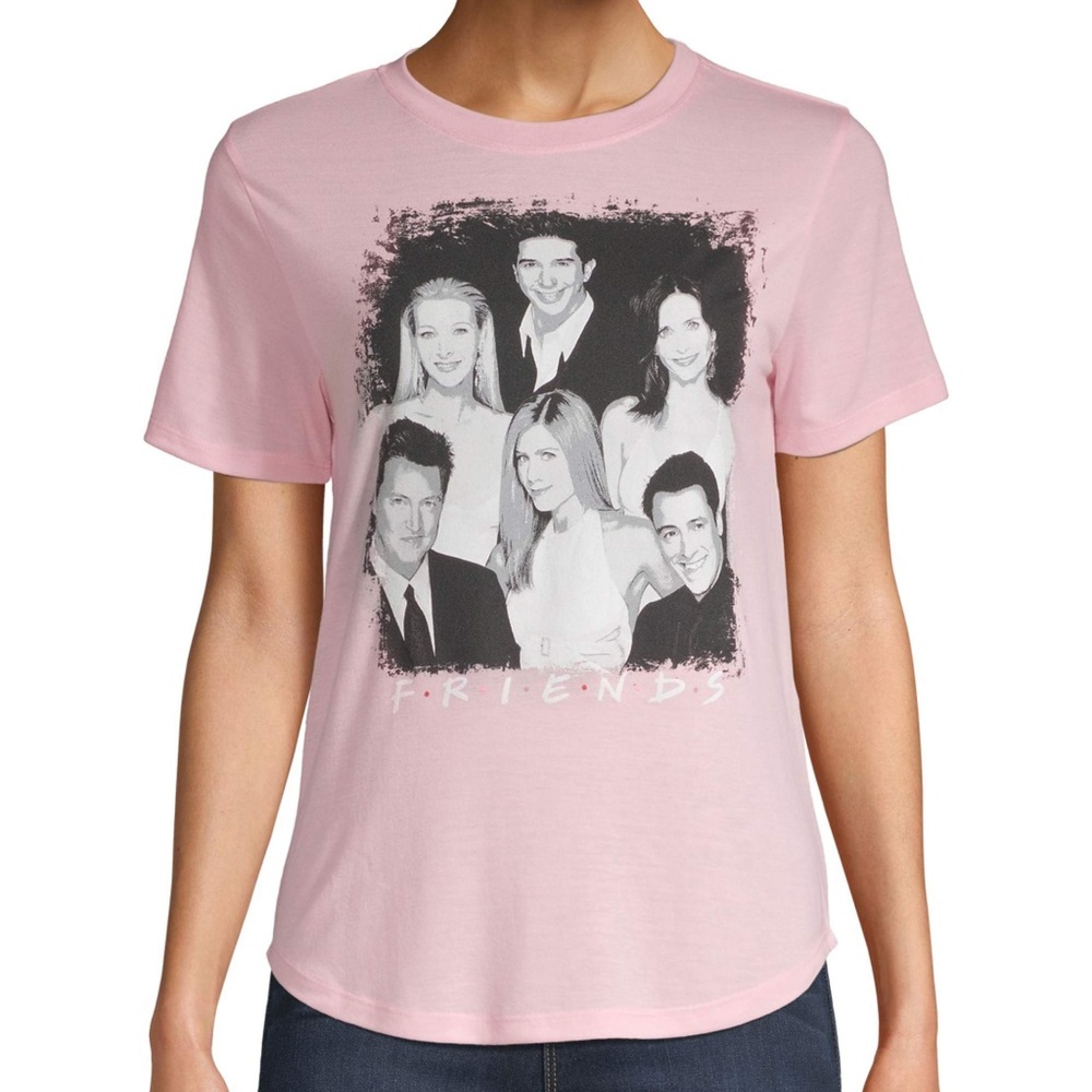 Friends Juniors Cast Photo Picture Pink Shirt TV
